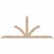 Ekena Millwork Richland Smooth Timber Gable Bracket, Douglas Fir, 72"W x 30"H x 1 1/2"D x 3 1/2"F, 10/12 Pitch GBW072X30X0204RIC00SDF - alternate 1
